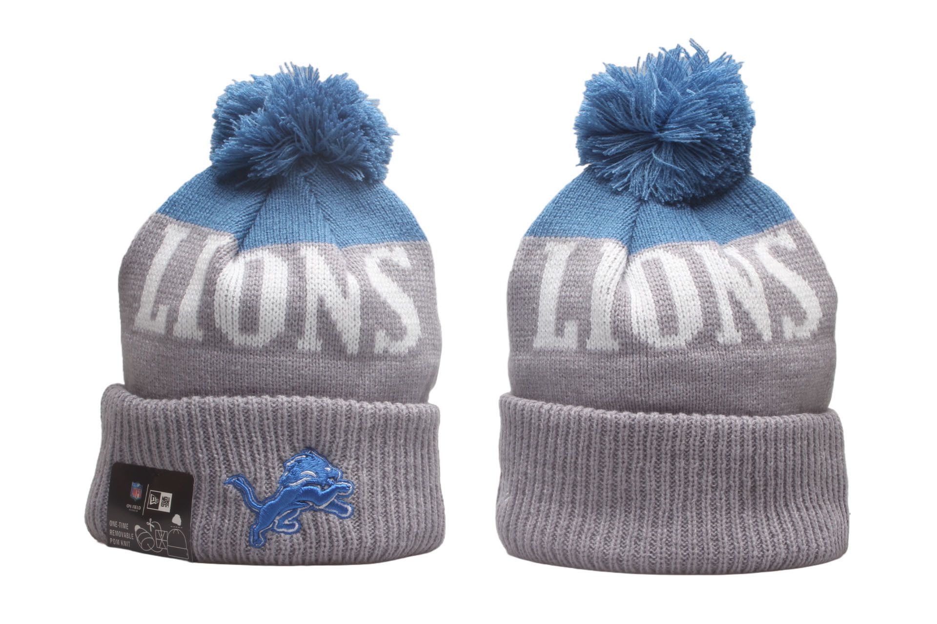 2025 NFL Detroit Lions Hat beanie style 01->->Sports Caps